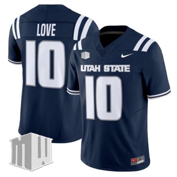 Mens Youths Love  Vapor Stitched Navy Jersey - Picture 1 of 1